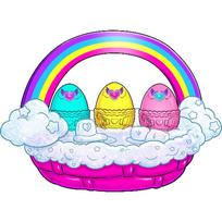 Hatchimals - Alive Neon Rainbow Basket - (6072741)