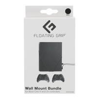 Floating Grips Xbox One X and Controller Wall Mounts - Bundle (Black)