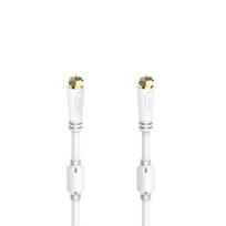Hama 00205251 SAT Connection Cable, F-Plug - F-Plug, Gold-Plated 1.5m 100dB