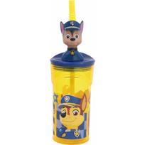 PAW PATROL Plastikinė gertuvė su 3D figūrėle, 360 ml