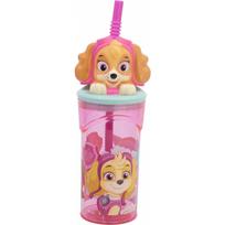 PAW PATROL Plastikinė gertuvė su 3D figūrėle, 360 ml