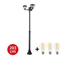 Brilagi -  LED Lauko lempa LUNA 3xE27/60W/230V IP44