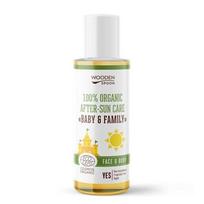 Aliejus po saulės Wooden Spoon 100% Organic After-Sun Care Baby & Family, 50 ml, 100 ml