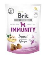 BRIT Care Dog Functional Snack immunity insect 150 g šunų gydymui su vabzdžiais imunitetui stiprinti