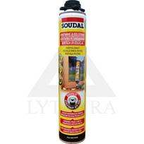 Pistoletinės montavimo putos SOUDAL YELLOW GUNFOAM geltona 750 ml.