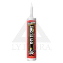 Titebond 100% Silikonas Ilgaamžis Hermetikas Vidaus ir Lauko Darbams 50 Metų baltas 300 ml.
