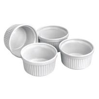 Forma Ramekin, 4 vnt, balta