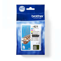BROTHER 4-pack of Black Cyan Magenta and Yellow 200-page standard capacity ink cartridges for DCP-J1050DW MFC-J1010DW and DCP-J11