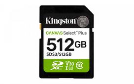 KINGSTON Memory card SD 512GB Canvas Select Plus Gen3 150MB/s