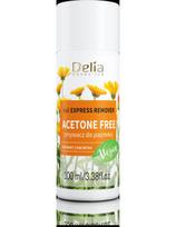 Delia Cosmetics Nagų lako valiklis Natūraliems ir Dirbtiniams NAGAMS be Acetono 100ml