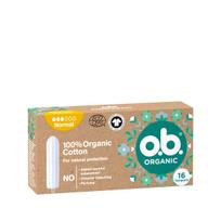 O.B. Organic Tampons Normal - 100% medvilnė 1op.16vnt.