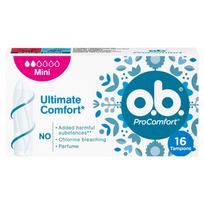 O.B.ProComfort Mini patogūs tamponai 1 pakuotė - 16 vnt.