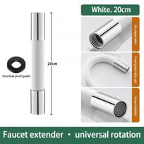 360° Rotating Silica Gel Faucet Extender Flexible Bending Bathroom Faucet Sink Universal Splash Extender Kitchen Accessories
