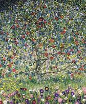 Gustav Klimt Flower Garden Diamond Painting 2022 New Collection Courtyard Landscape Diamond Embroidery Full Cross Stitch Q368 Full Round 20x30CM juoda
