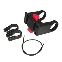 Krepšelių laikiklis KLICKfix, juodas, Ø 22-26 a. 31.8mm