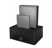 Raidsonic | Icy Box | IB-1232CL-U3 Dockingstation, 2x SATA 2.5" and/or 3.5" to 1x USB 3.2 Gen 1 Host + UASP