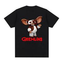 Unisex Gremlins Gizmo Kawaii marškinėliai moterims su apvalia iškirpte Nauji marškinėliai Marškinėliai Moteriški topai Grafiniai marškinėliai Moteriški drabužiai S