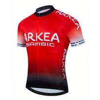 Dviračių marškinėliai, Vyriškas užsegamas trumpomis rankovėmis apvalios apykaklės MTB striukė laukui vasarą S geismo spalva