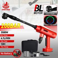 ONEVAN 6IN1 Bekontaktis Aukšto Slėgio Automobilio Plovimo Pistoletas 3500W 200Bar Belaidis Vandens Valymo Pistoletas Elektriniai Įrankiai Makita18V Akumuliatoriui Pin No Battery