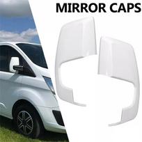 Baltas Kairysis ir Dešinysis Veidrodėlio Dangtelis Ford Transit Custom