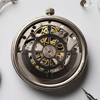 Laikrodžio mechanizmo rotorius automatinis tvirtas mechaniniams laikrodžiams priežiūra stabilus metalas juoda