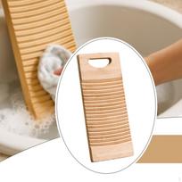 Bambukinė drabužių skalbimo lenta lengvam laikymui ir nešiojimui skalbykloje 40x15cm