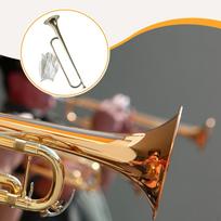 Buglas Būgnas Trimitas Auksas Profesionalus Žalvarinis Muzikos Instrumentas su Pirštinėmis Vakarėliams Mokyklos Orkestrui
