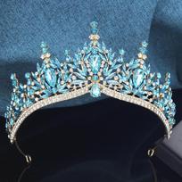Barokinė nuotakos karūna, princesės, mergaičių tiaros, gimtadienio plaukų aksesuaras, elegantiškas vestuvinis galvos apdangalas nuotakoms, lankeliai