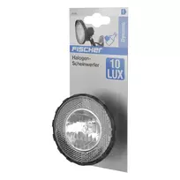 Priekinis žibintas nuo dinamos Fischer // 10 Lux, 6 V / 2,4 W
