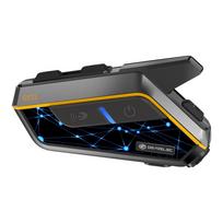 Motociklo šalmo domofono sistema Dvigubas lustas Bluetooth ryšio sistema 10 vairuotojų 2000m Motociklo BT domofonas