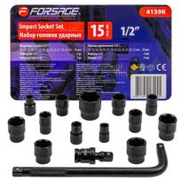 1/2" 10-32 mm šešiakampių smūginių lizdų rinkinys