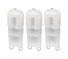 KOMPLEKTAS 3x LED elektros lemputė ECOLINE G9/2,5W/230V 3000K - Brilagi