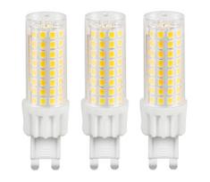 KOMPLEKTAS 3x LED elektros lemputė ECOLINE G9/7W/230V 3000K - Brilagi