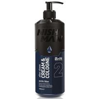 Kreminis losjonas po skutimosi Nishman After Shave Cream & Cologne 2in1 N.2 Artic Blue vyrams, 400 ml, 400 ml