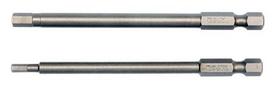 Antgaliai HEX šešiakampiai su skyle 1/4″, 2vnt: H3x100mm H5x100mm