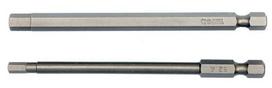 Antgaliai HEX šešiakampiai su skyle 1/4″, 2vnt: H4x100mm H6x100mm