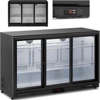 Royal Catering Gėrimų aušintuvas baro šaldytuvas stiklinis 318 l 220 W