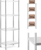 Royal Catering Metalinis stelažas maitinimo įstaigoms iki 200 kg 60 x 40 x 180 cm