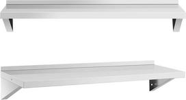 Royal Catering Plieninė virtuvės sieninė lentyna iki 80 kg 120 x 40 cm