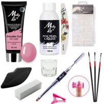 Rinkinys nagų priauginimui Polygel French Pink