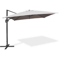Pastatomas lauko skėtis su stovu Shademaster by Fieldmann, pilkas