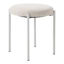 Kreminės spalvos iš metalo taburetė Pelican – Unique Furniture