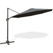 Pastatomas lauko skėtis su stovu Shademaster by Fieldmann, juodas