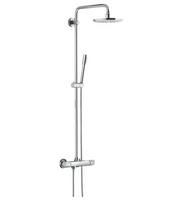Dušo sistema su viršutiniu dušu Grohe Rainshower Modern (Ø 210 mm) su integruotu termostatu, 27032001