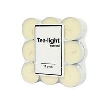 Kvapiosios arbatinės žvakutės TEA-LIGHT VANILLA, 18 vnt.