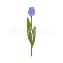 Knygos skirtukas „Tulpė“, violetinis