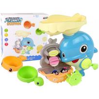 LEAN Toys Maudymosi žaislas „Delfinas“ – dušas su kriokliu