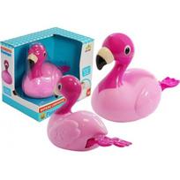 LEAN Toys Vonios kambario flamingas plūduriuoja vandenyje