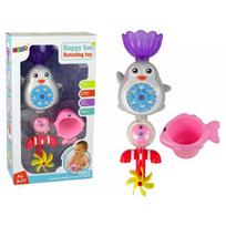 LEAN Toys Pingvino vonios žaislas vaikams
