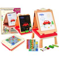 LEAN Toys 3 viename daugiafunkcis dvipusis kinų žaidimų stalas
